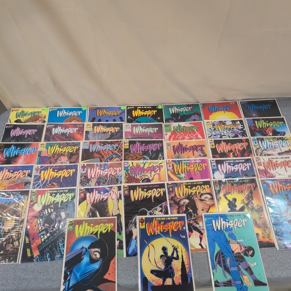Whisper First Comics Lot 1-37 + Special Steven Grant Steve Epting Ninja